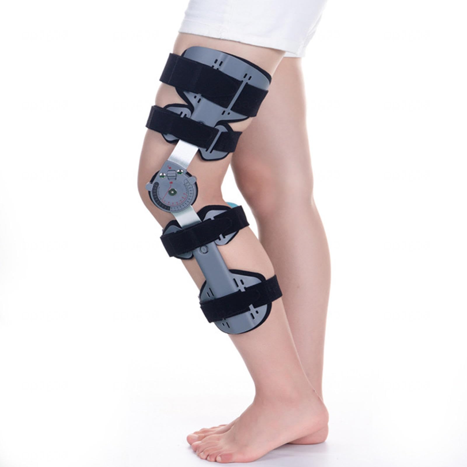 ROM Orteza Stawu Kolanowego Wsparcie Dla Podartego Acl,łzy łąkotki, Zapalenie Stawów,Ortopedyczne Zawiasowe Kolano Immobilizer Orteza Na Nogi Orteza Regeneracji Po Operacji,Fit Men & Women