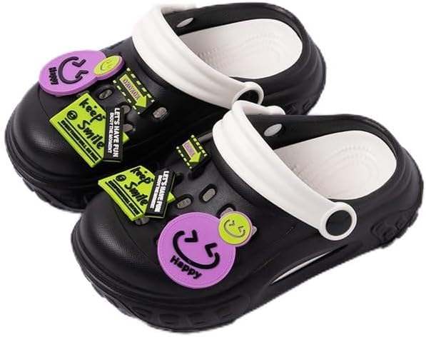 Generic Toddler Kids Mules Boys Girls Cute Garden Water Clogs Sandals Slip On Shoes Slipper Slides Lightweight Outdoor Summer Children Beach Pool Shoes for Baby Little Kids68 Multi