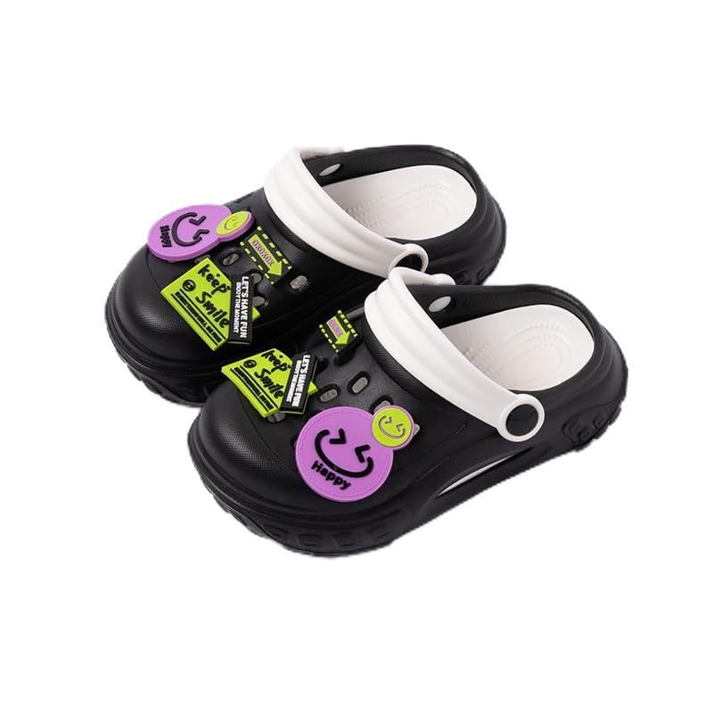 Generic Toddler Kids Mules Boys Girls Cute Garden Water Clogs Sandals Slip On Shoes Slipper Slides Lightweight Outdoor Summer Children Beach Pool Shoes for Baby Little Kids68 Multi