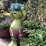 ガーデニング ソーラーライト 置物 かわいい 庭に置く カエル 動物 置物ライト ledライト 芝生 玄関 庭 ガーデン ベランダ 屋外 様式1 装飾 転居 装飾 オブジェ 動物の置物 F ガーデンオーナメント アウトドア プレゼント ギフト KUZQIM