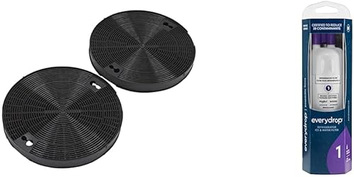 Miniatura 10 de Kitchenaid W10272068 Filtro de carbón de repuesto para campana extractora (paquete de 2) y everydrop por Whirlpool Filtro para refrigerador de hielo