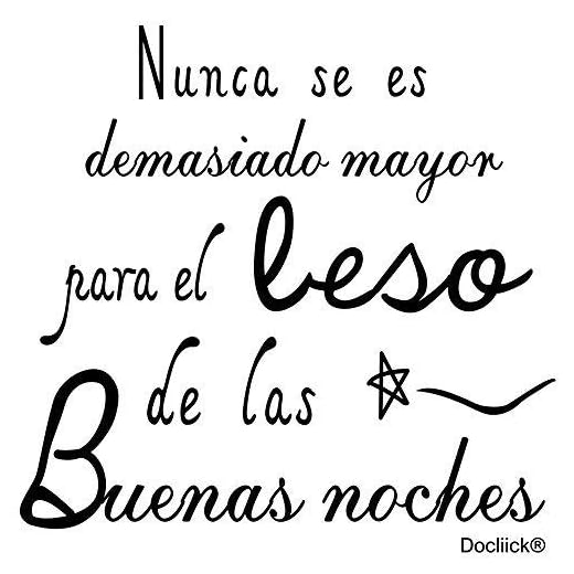 Vinilo Pared “ Nunca se es demasiado."Vinilos pared frases decorativa DC-16043 (Vinilo de corte, 60x42cm)