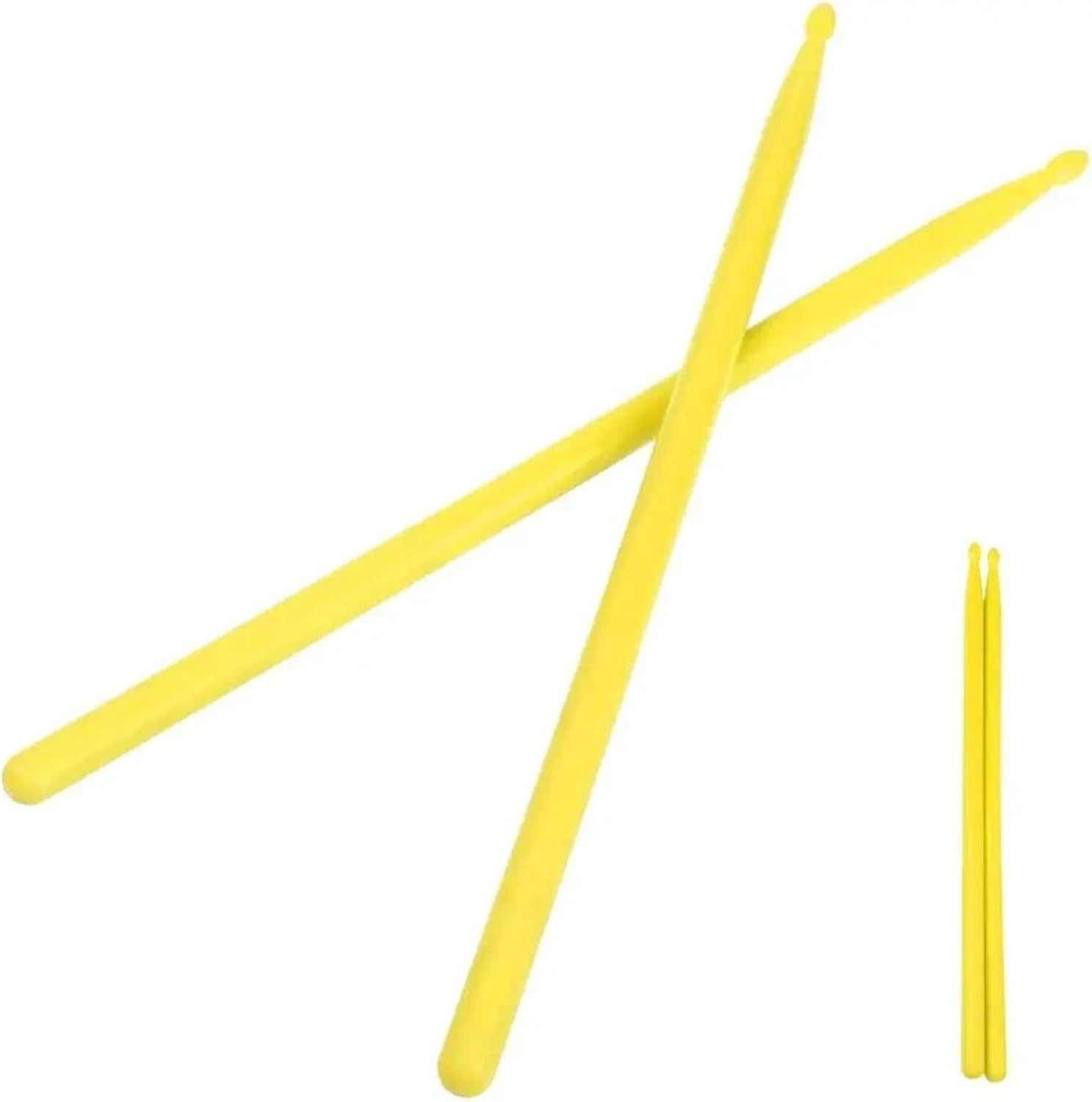 2 ペアドラムスティック 5A カラフルなナイロン素材耐久性のあるドラムスティックジャズドラム練習ドラムスティック ドラムスティック