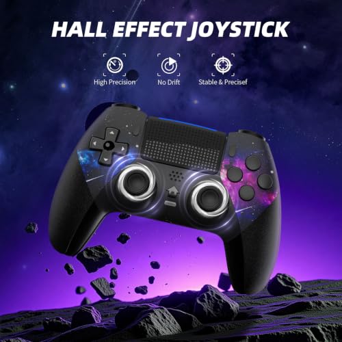 Image of AceGamer Wireless Controller for PS5 /Pro /Slim /PC, Hall Effect Joysticks, Macro /Turbo Function, Bluetooth Controller with 6-Axis Gyro /Dual Vibration /Touchpad /Ergonomic /Speaker /3.5mm Audio Jack!