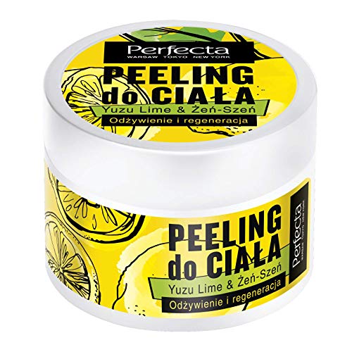 Perfecta Spa Yuzu Lime & Ginseng Body Scrub, 225 g (Pack of 1)