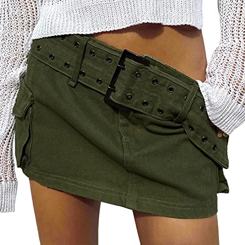 Jupe de gommage verte unie moulante et personnalisable