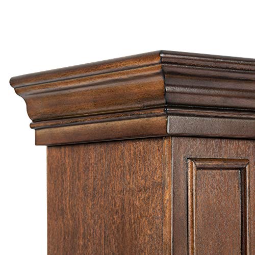 e-Chama EUA Breckenridge lareira elétrica Fogão Mantel Surround - 41 polegadas - Walnut Espresso Fin