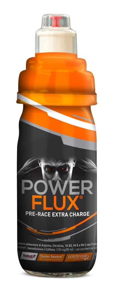 Ethicsport POWERFLUX Confezione da 12 flaconi x 85 ml Arginina, Citrullina, Cluster Dextrin e Isomaltulosio