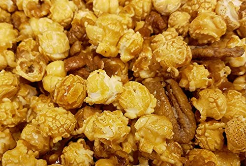 Miniatura 2 de Palomitas de maíz gourmet de nuez y caramelo con nueces praliné, cubo de 1 galón  Millican Pecan since 1888  San Saba, Texas