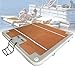 Spacmirrors Bateau De Sport Gonflable, Marina De Yacht Géant, Quai De Yacht Mini Mate, Quai De Plate-Forme d'eau Gonflable, Grand Matelas Flottant pour Raft Island, 8 Pouces D'épaisseur, 10 Pieds