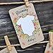 Baby In Bloom Baby Shower Favors For Guests - Handmade Wildflower Seed Paper Cards - Unique Bulk Gift for Guests - Gender Neutral - Plantable