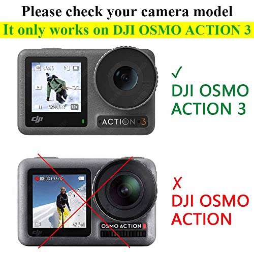 Ulbter Lens Screen Protector For Dji Osmo Action 3 Camera 【Not Work With Frame】[2+2+2Pack], Tempered Glass Cover 0.3Mm 9H Hardness Ultra-Clear Anti-Scrach Anti-Fingerprint Anti-Bubble #TOP2