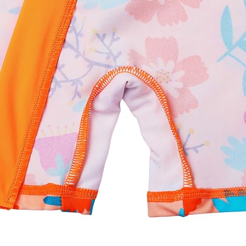 Image of XFGIRLS Baby /Toddler Girls Swimsuit Long Sleeve One-Piece Bathing Suit Rash Guard