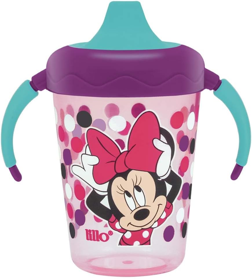 Caneca Antivazamento Aprendizado Disney – Lillo, Lilás, 207 ml