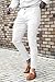 GINGTTO Mens Cropped Dress Pants Slim Fit, Stretch Tapered Ankle Chino Pants for Men White 28