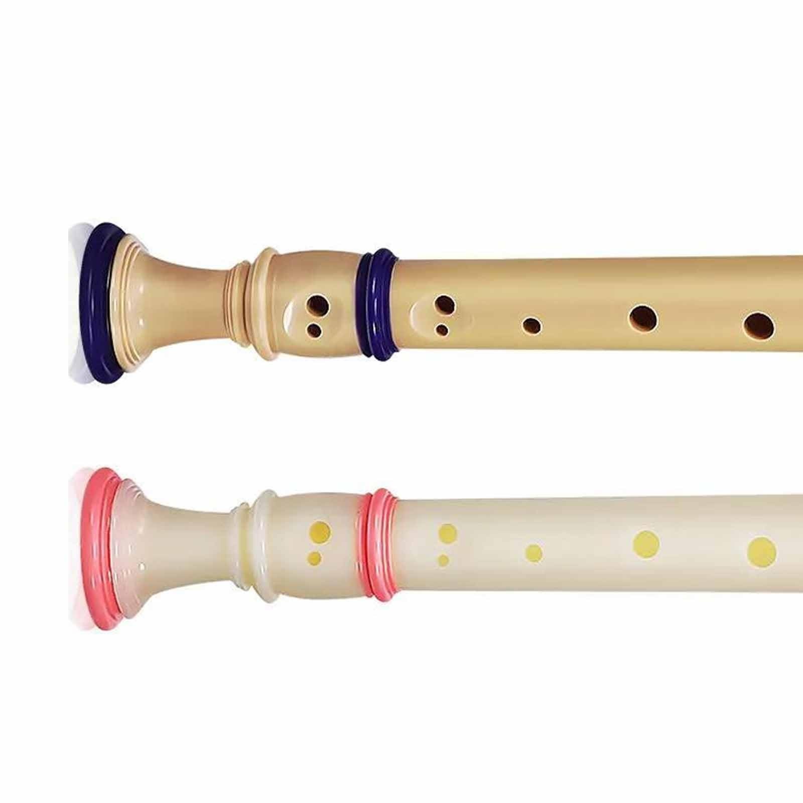 Rejestrator Przenośny 2 Szt Sopranowy 8 Otworów Plastikowy Flet Lekki Przenośny Instrument Muzyczny Dla Początkujących