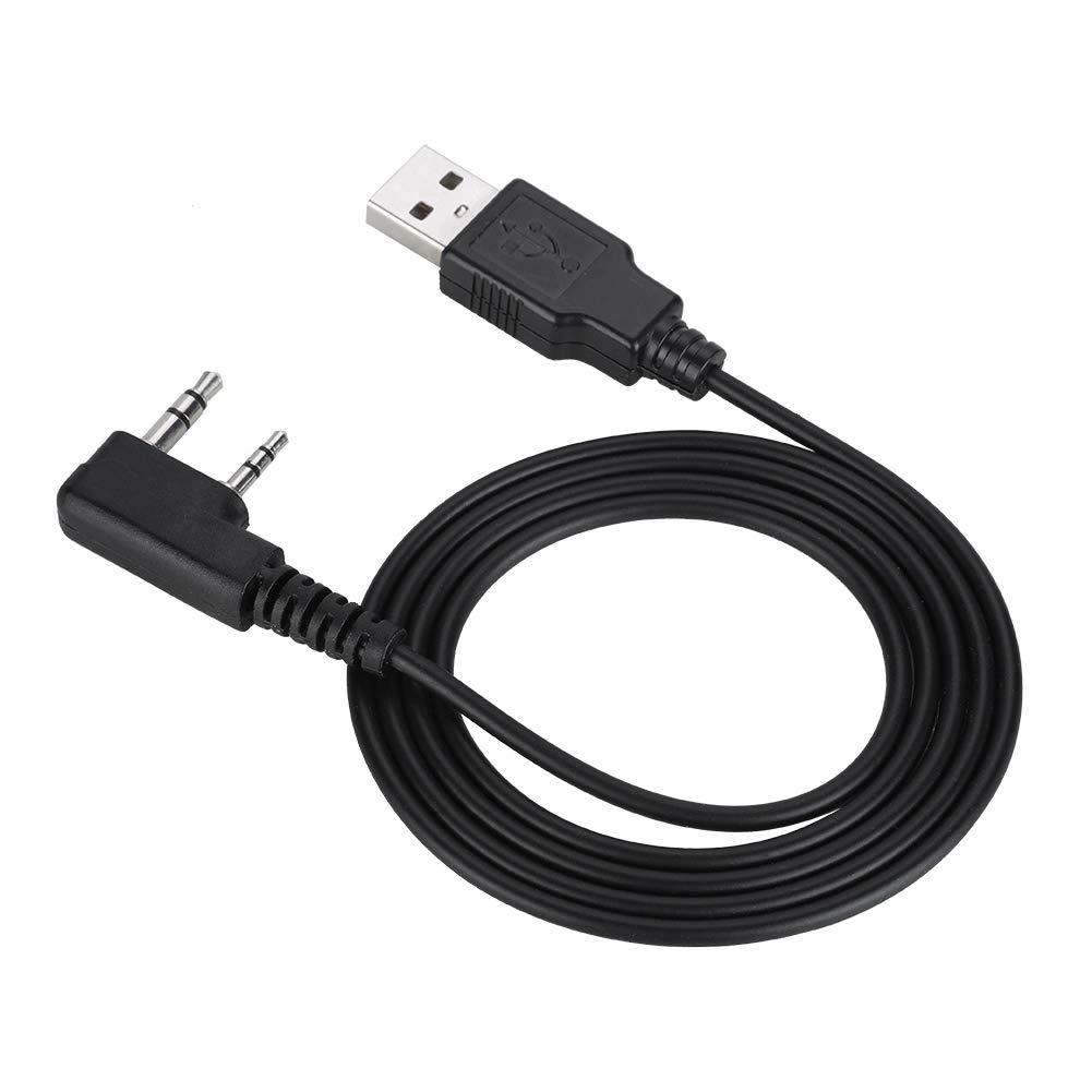 Generic 3FT USB K Head Programing Cable for DM860 UVXS Tier II Radios, Stability USB Programming Data Cable, Plug and Play, No Driver Needed