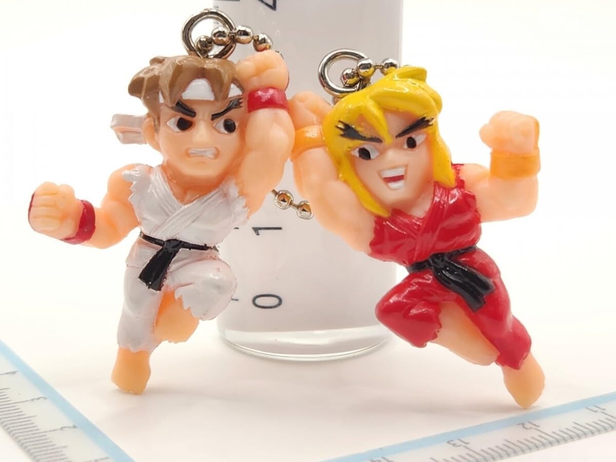 ストリートファイター　フィギュア　消しゴム　ケン　カラー ケン ストリートファイター フィギュア 消しゴム レトロ レア 昔