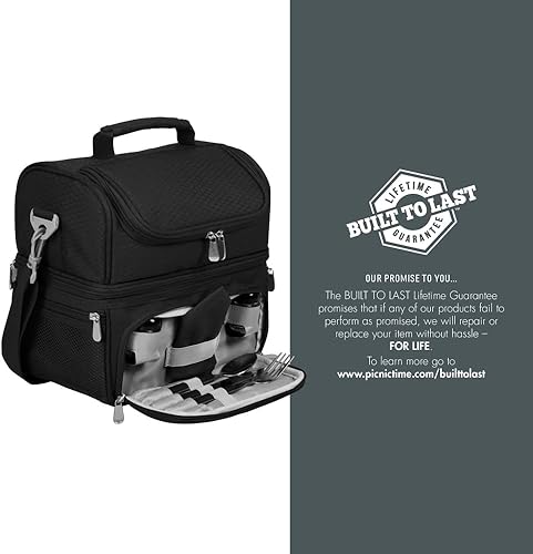 Miniatura 10 de Porta alimentos aislado NCAA Pranzo, negro