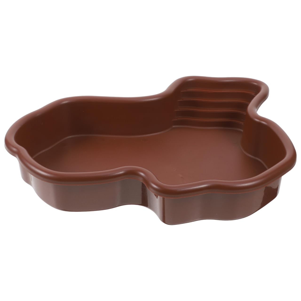 UPKOCH BañEra para Reptiles Grande De 12.2X9.4 Pulgadas Cuenco De Agua para Tortugas con DiseñO Decorativo para HáBitat De Reptiles Multifuncional para BañO Y AlimentacióN