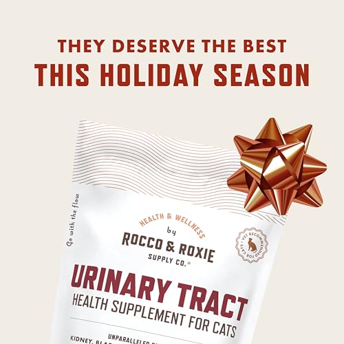 Rocco & Roxie Cat Urinary Tract Health Supplement, Cranberry and D-Mannose for Bladder, UT and Kidney Support for Cats, Vet-Recommended, Chicken-Flavored Crunchy Chews, Made in USA - Image 3