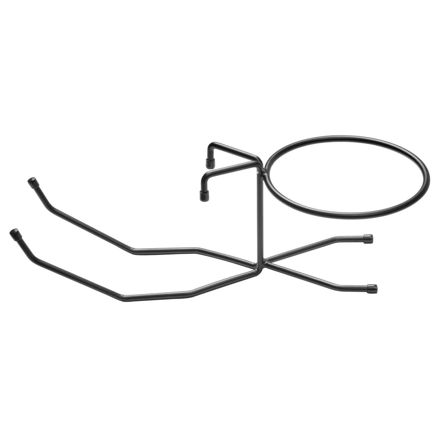 APS 30328 - Supporto da tavolo per champagne, in metallo nero, adatto per refrigeratori di spumante, diametro anello (interno), 18 cm, piedini antiscivolo