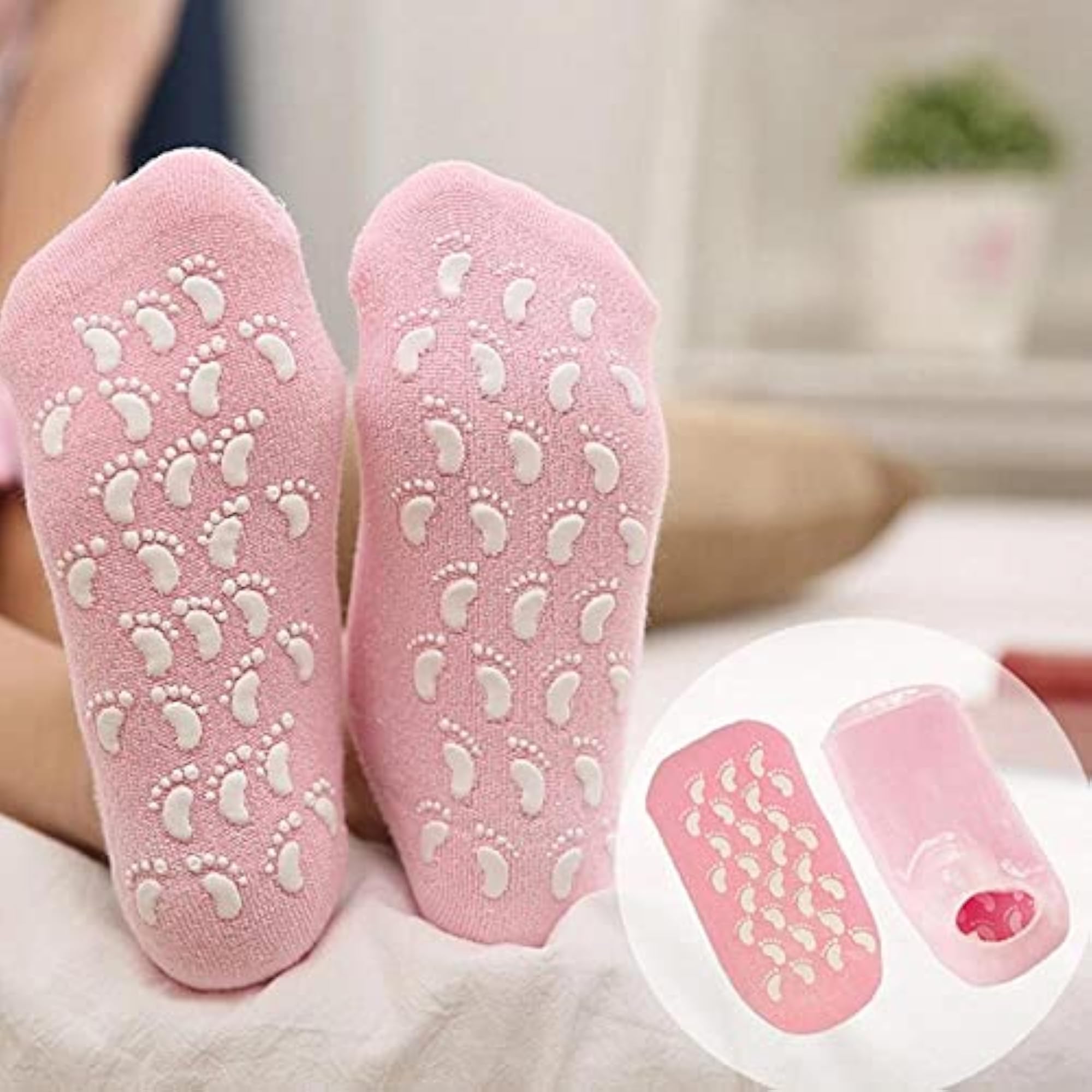 Silicone Moisturizing Feet Socks Gel, 1 Pair