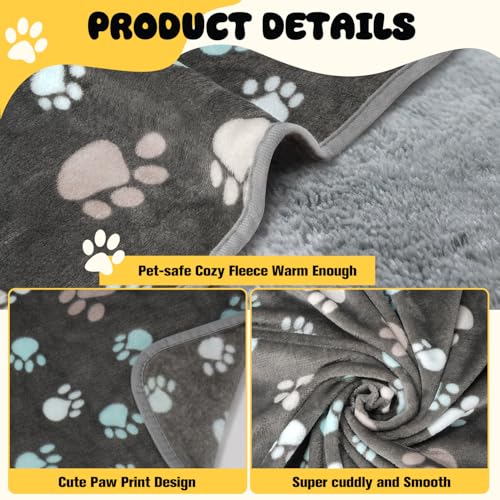 Vowanop-Premium-Soft-Dog-Blanket-Washable-40-x-32-Flannel-Gray-Dog-Blanket-for-Small-and-Medium-Dogs-and-Indoor-Cats