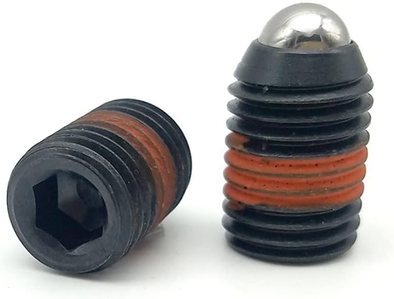 10pcs Light Duty Ball Plunger with Thread Spring Lock Pin Positioning Bead Bolt BPJF3 4 (BPJ) (Color : BPJF3 2N) (Color : Bpjf6 14.7n)