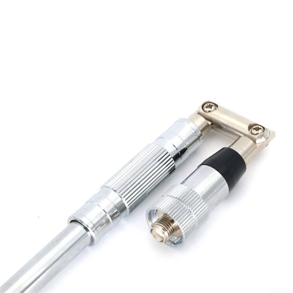 ANTENNA TELESCOPICA/BNC ARGENTO 27 MHz perfetta per palmare per radio ANTENNA TELESCOPICA/BNC ARGENTO 27 MHz perfetta per palmare per radio