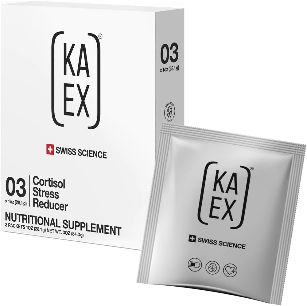 KA EX Cortisol Stress Reducer+ Powder, Post-Workout Recovery (3 Pack)