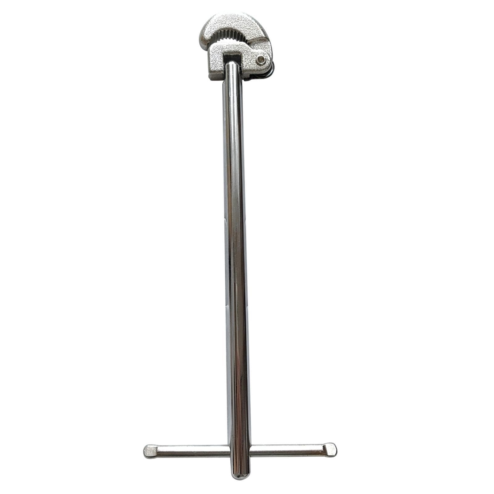 TWISAXC Sink Faucet Wrench Tight Space Handy Plumber Silver 29.8x11.4cm