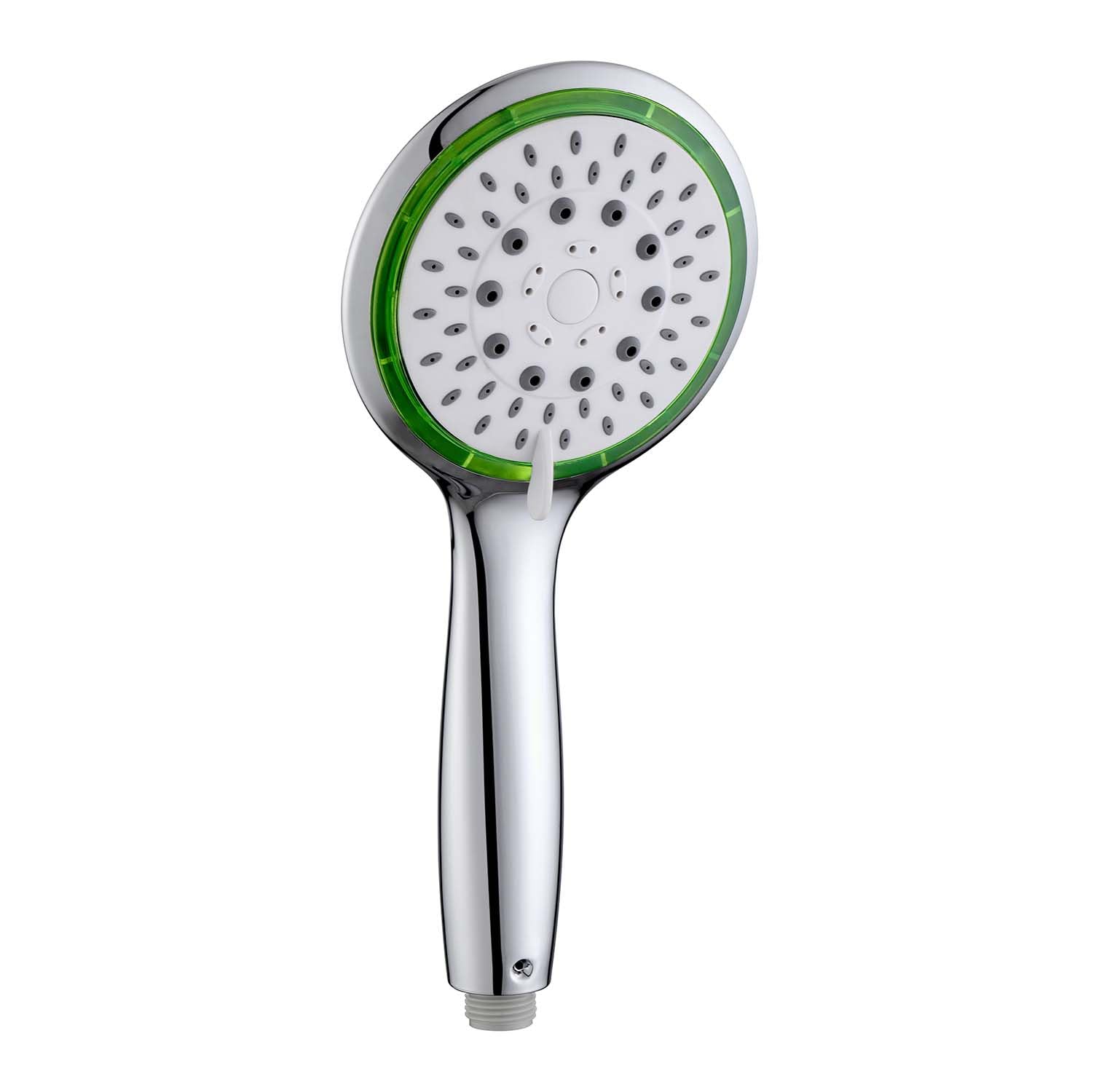 Lowenergie Water Saving ShowerheadGreen Dial With 5 Spray Patterns Function Setting from B&Q