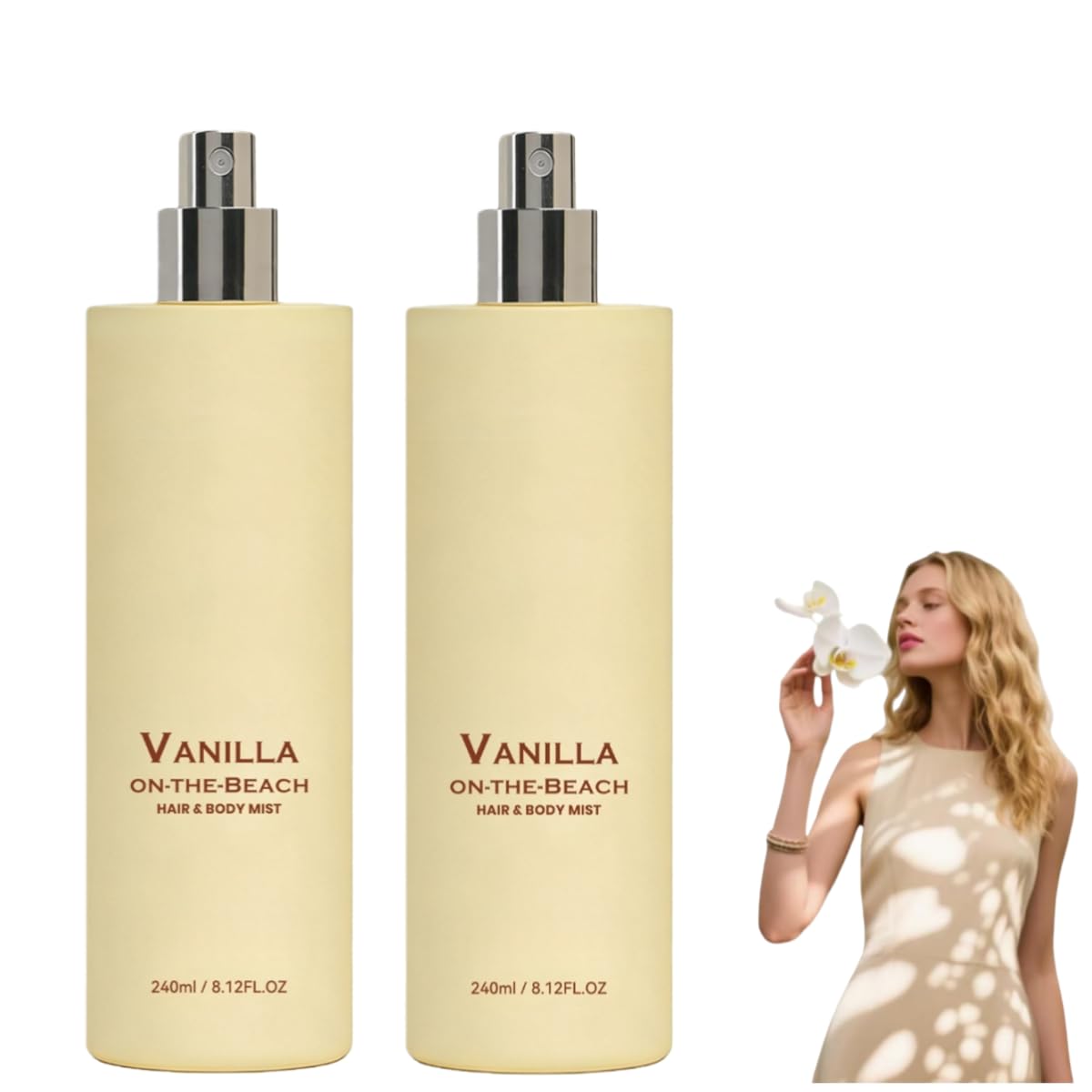 Vanille-Strand-Duftspray, erfrischend und nicht klebrig, für Haar und Körper, für alle Hauttypen geeignet