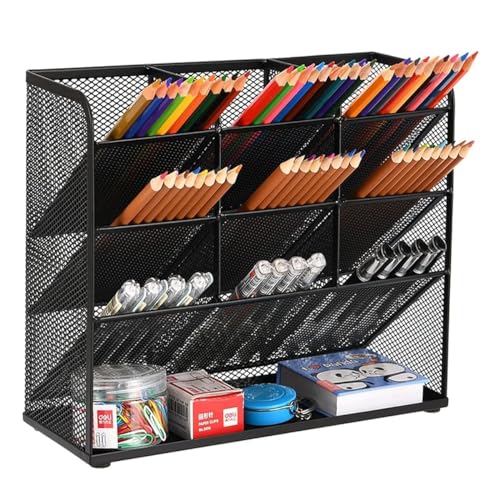 Reviews de Portalienzos más recomendados. 43 Timotech Organizador de Escritorio de Malla, Soporte Multifuncional para Bolígrafos, Organizador de Escritorio Estacionario para Escuela, Hogar, Oficina, Suministros de Arte, Desk...