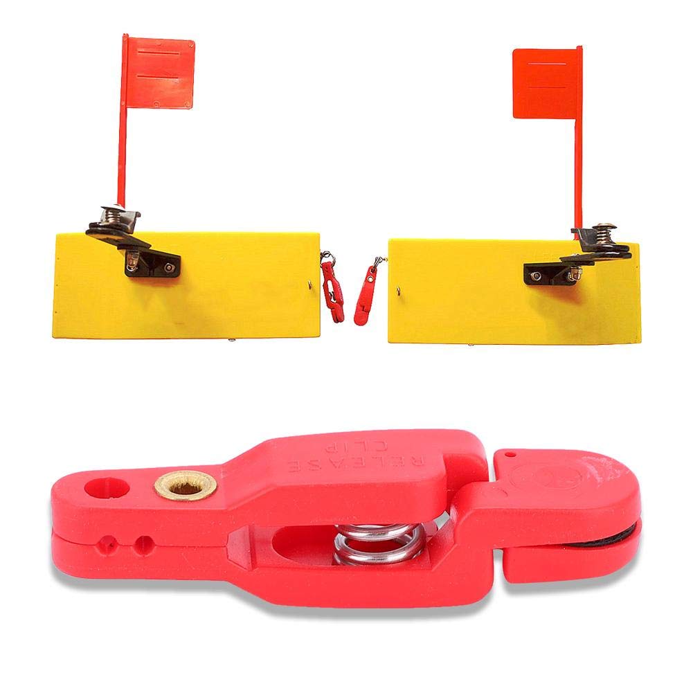 5 Clip A Scatto Per Downrigger E Pesca Al Traino – Ideali Per Trote E Aquile Di Mare