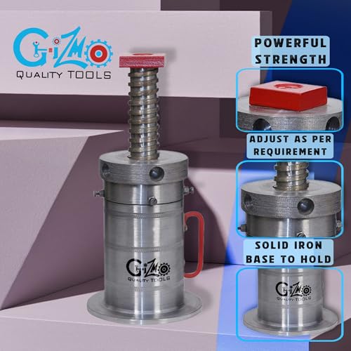 Image of GIZMO Mechanical Jack, Steel Jack, Jack Stands with Double Lift, Jack Stands for Multi Vehicles Made of CNC Machines (75 TON)