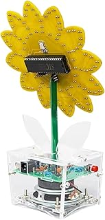 Wzxksoac Kit de Altavoz Bluetooth con LED de Colores y Girasoles, Espectro Musical, Producción Electrónica Divertida, Práctica de Soldadura DIY
