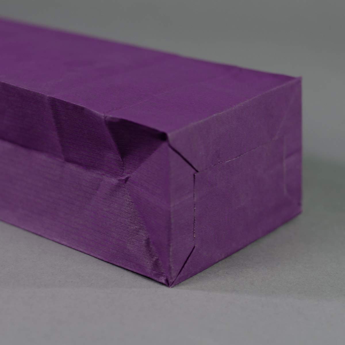 50 x Flaschentaschen lila 9,5+6,5x38 cm | Flaschentüten | Geschenktüte Flasche Wein | Weintaschen | HUTNER