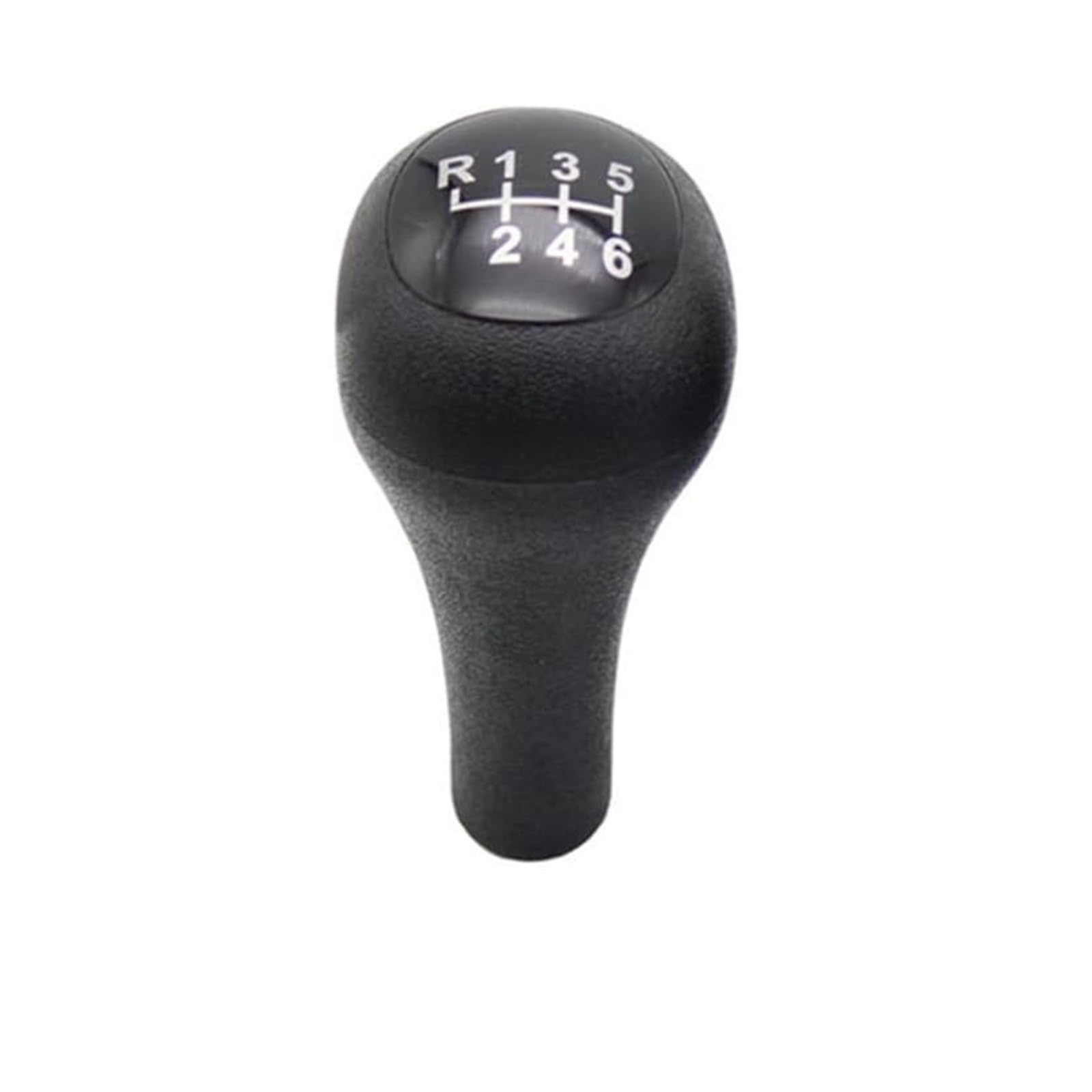 Jsrvqkms 6 Speed Plastic Car Gear Knob For Focus Mk1 1998-2005 5 6 Speed Leather Manual Mt Car Gear Shift Knob(6 Speed Plastic)