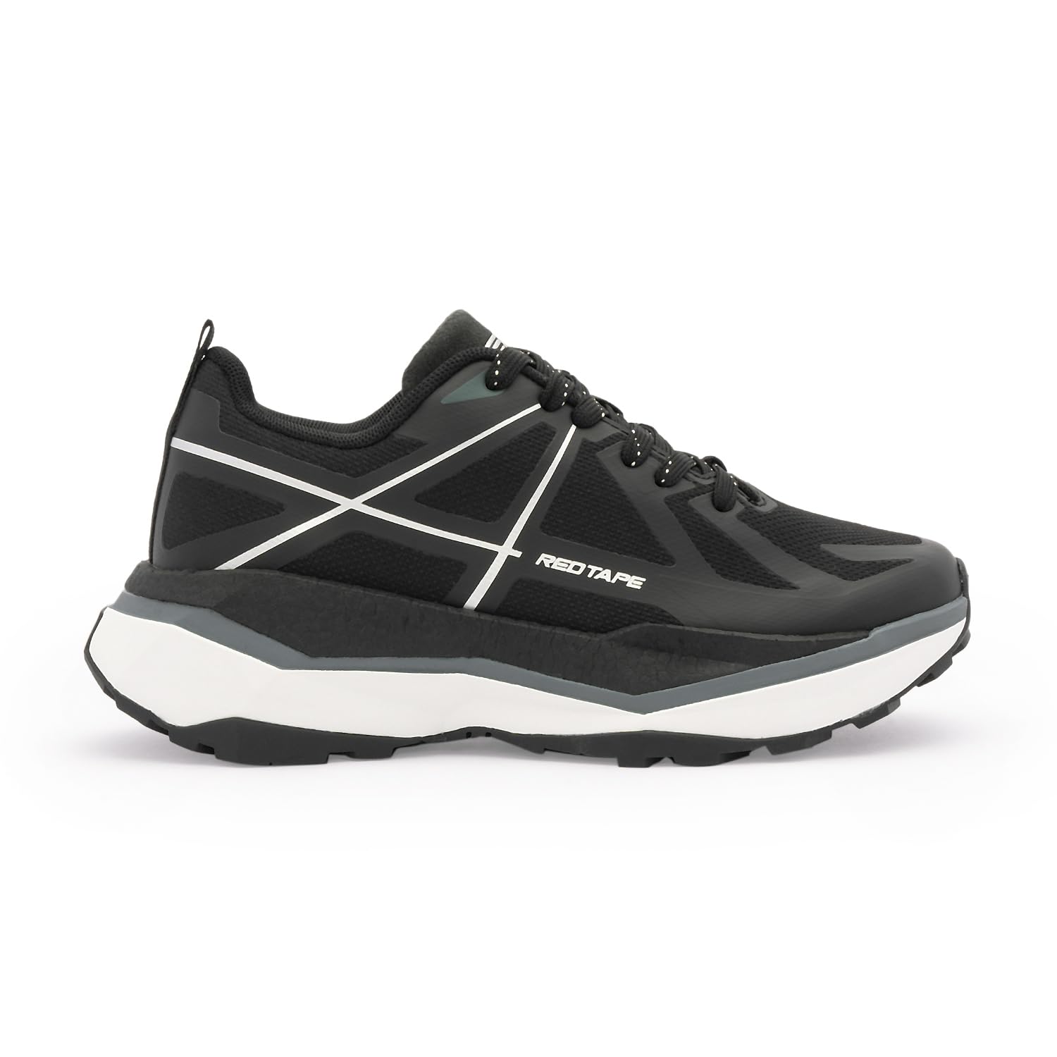 Women's Sport Shoes White Mesh TPU Round Lace-Up-image-9