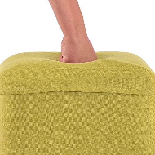 Repose-Pieds Canapé Robuste Vert : Dites Adieu au Manque d'Assise Salon - 6
