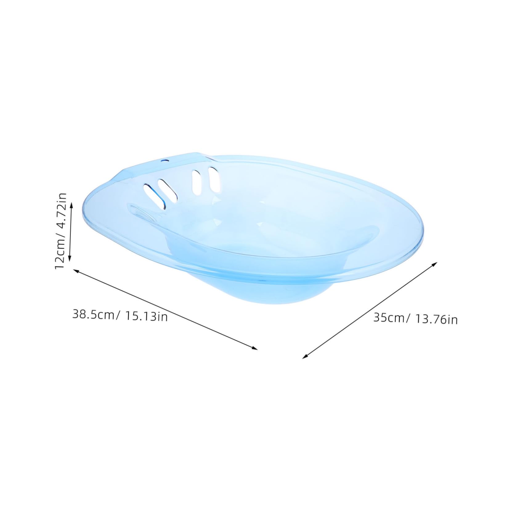 Bidé para Baño de Asiento de Plástico Azul para Posparto | Asiento del Inodoro, Uso Doméstico Residencias, Diseño Cómodo y Ergonómico