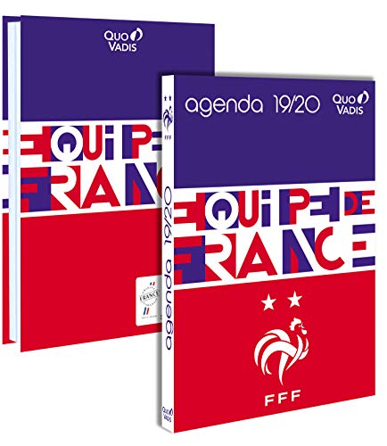 Quo Vadis - Agenda scolaire de Foot FFF - Septembre 2019 à Août 2020 - 12 x 17 cm Quo Vadis - Agenda scolaire de Foot FFF - Septembre 2019 à Août 2020 - 12 x 17 cm
