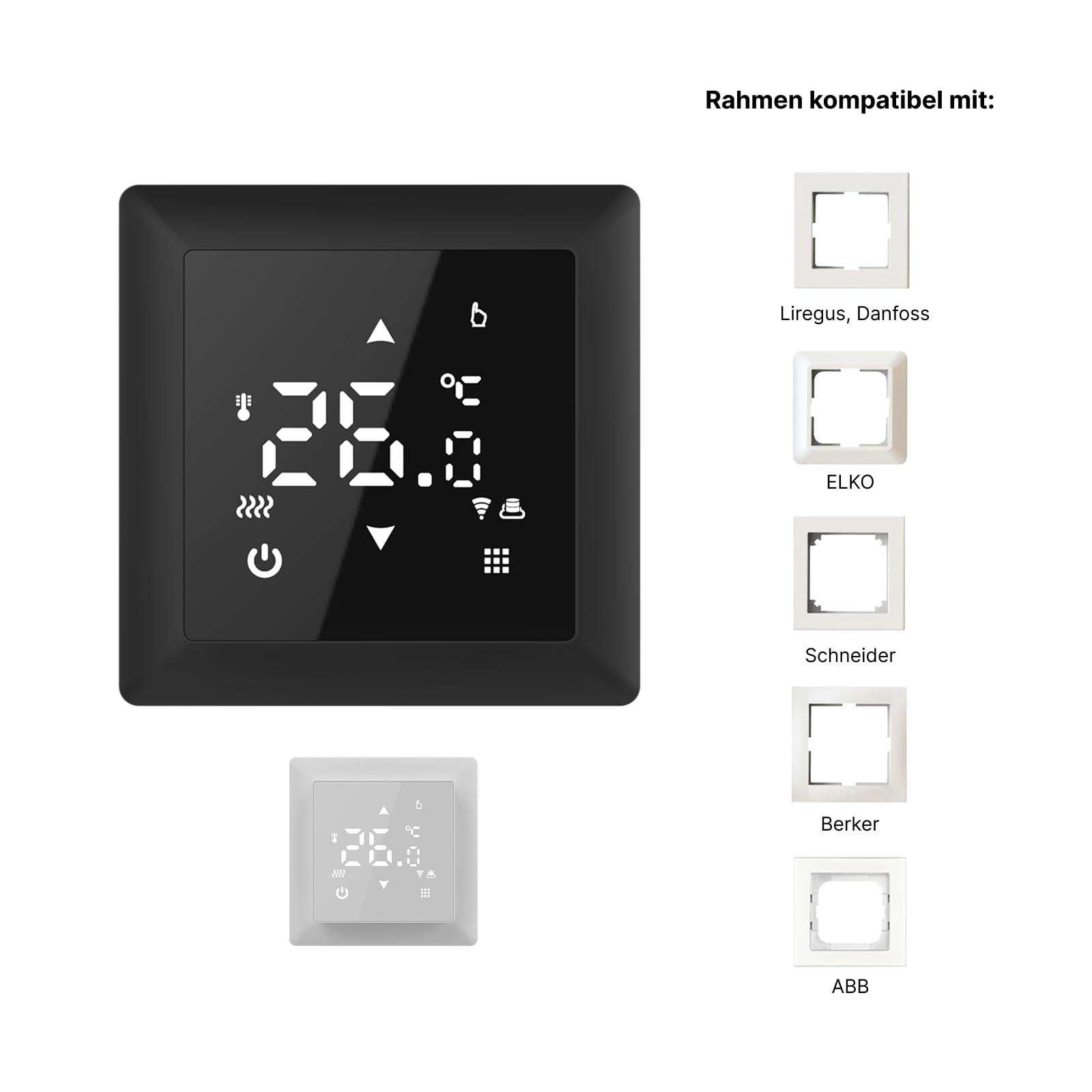 Chauffage au sol électrique pour stratifié : tapis chauffant en aluminium à deux fils WARMON ALU 150 W/m² pour sol flottant avec thermostat, thermostat :, taille du tapis : 5 m²