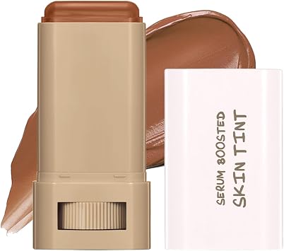 Makeup Foundation Stick, Beauty Balm Serum Boosted Skin Tint Concealer, Hydrating Full Coverage Concealer, Warm Skin Tone Foundation, Full Coverage Skincare, 24hr Hydration #03, One Size