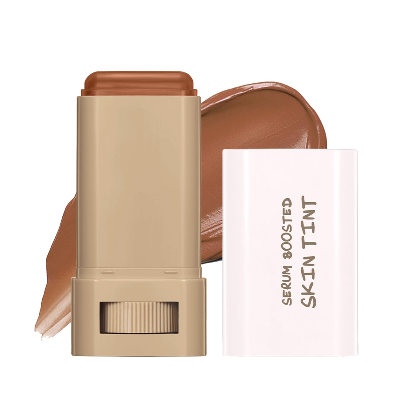 Makeup Foundation Stick, Beauty Balm Serum Boosted Skin Tint Concealer, Hydrating Full Coverage Concealer