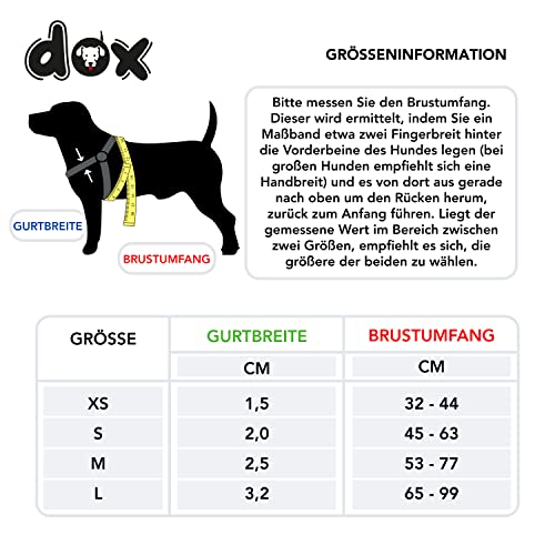 DDOXX Air Mesh Step-In Hundegeschirr - Verstellbare Brust Welpengeschirr für alle Größen - S (Schwarz)