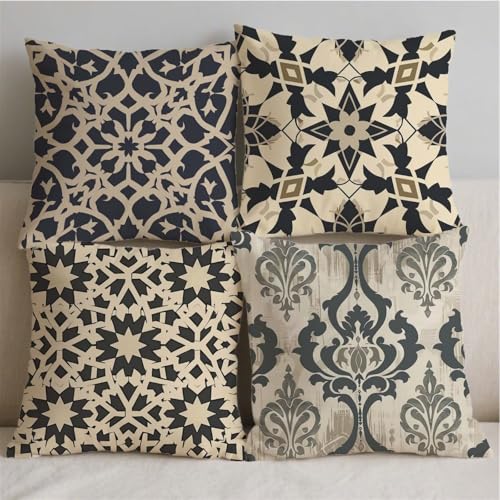 Housse coussin 60x60cm imperméable et résistante pour banquette extérieure - 3