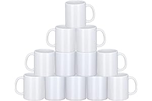 12PCS Sublimation Blank Mugs